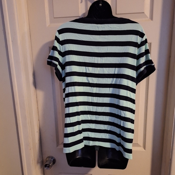 Talbots striped blouse size 2Xp - Picture 3 of 5